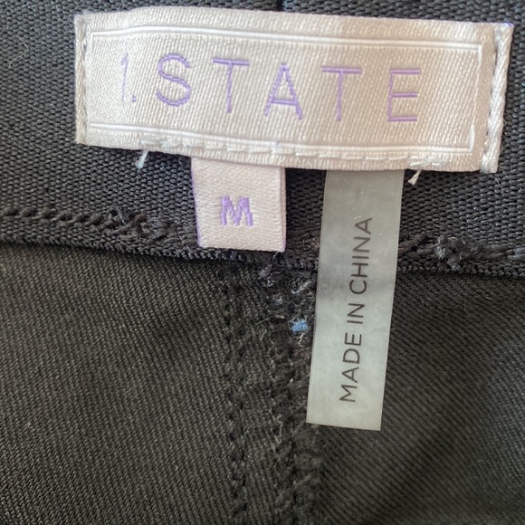 1. STATE Faux Vegan Leather Pants - Picture 8 of 10